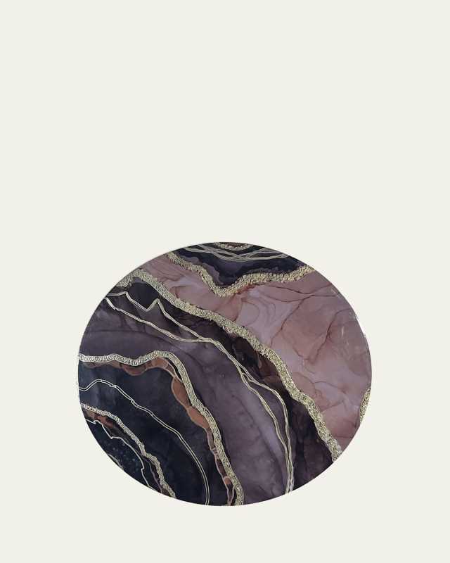 Edge Round Lacquer Placemat